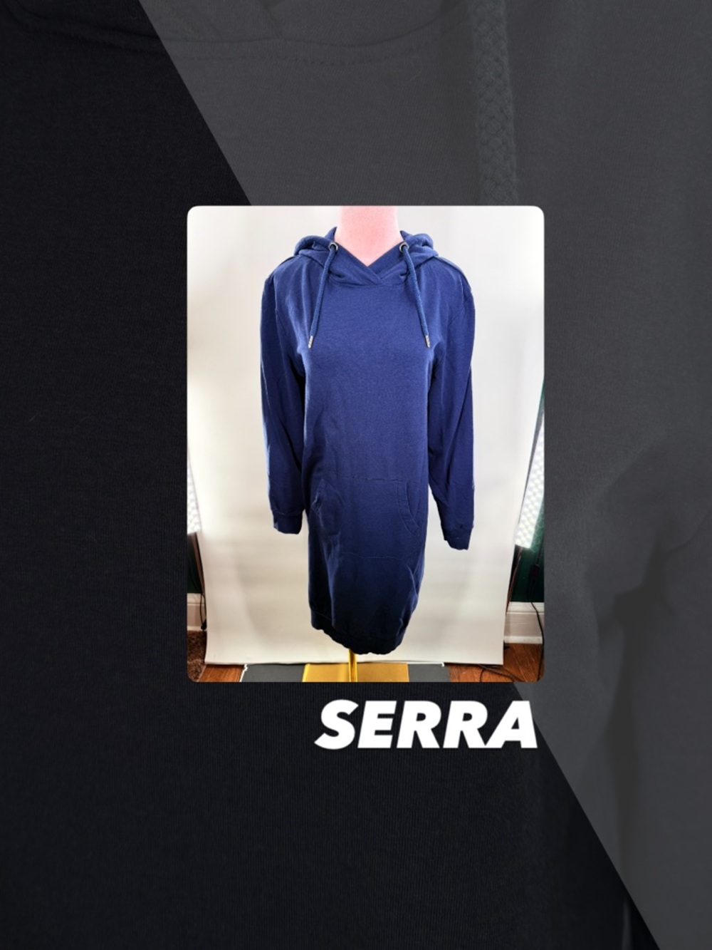 EUC Serra Hooded Sweatshirt Dress